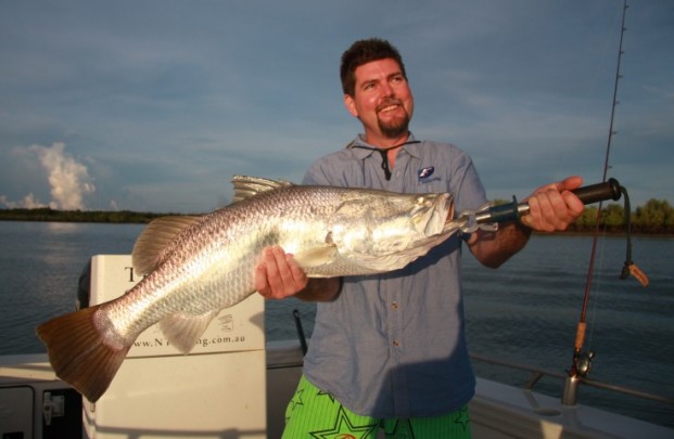 Barramundi trolling Leeders Creek