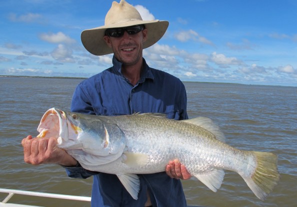 shady camp barra fishing