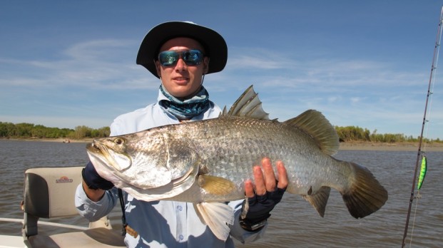 fishing shady camp barramundi run off 2012