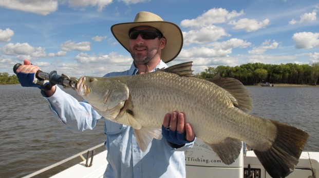 Barramundi fishing charter shady camp 