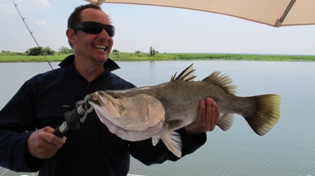 reel screamin barra fishing fun, top end style